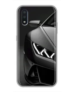 Чехол для Samsung Galaxy M10 (M105) с картинкой «Lamborghini фары детализация»