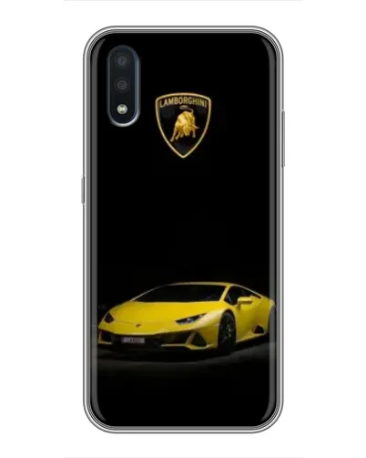 Чехол для Samsung Galaxy M10 (M105) с картинкой «Lamborghini желтый акцент»