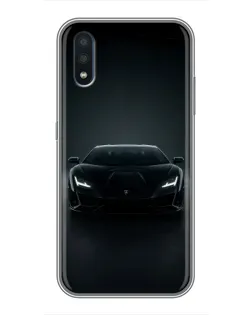 Чехол для Samsung Galaxy M10 (M105) с картинкой «Черный Lamborghini Aventador»