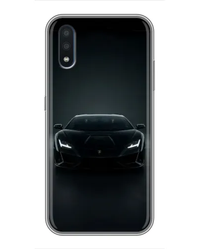 Чехол для Samsung Galaxy M10 (M105) с картинкой «Черный Lamborghini Aventador»