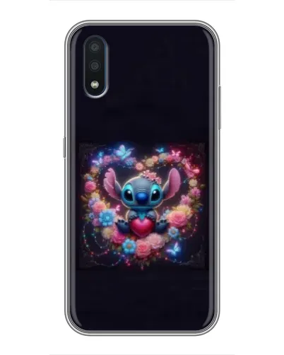 Чохол для Samsung Galaxy M10 (M105) з картинкою «Stitch у квітах» Чохол для Samsung Galaxy M10 (M105) з картинкою «Stitch у квітах»