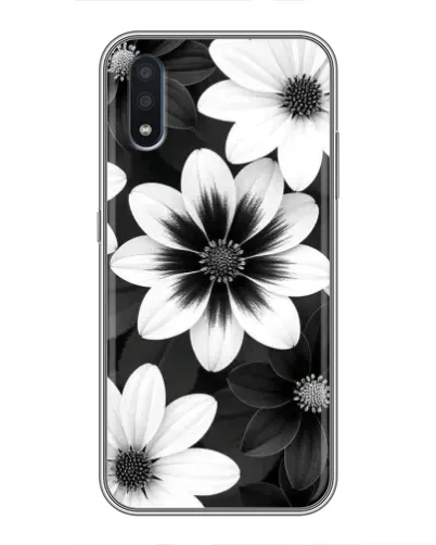 Чохол для Samsung Galaxy M10 (M105) з картинкою «Монохромні айстри» Чохол для Samsung Galaxy M10 (M105) з картинкою «Монохромні айстри»