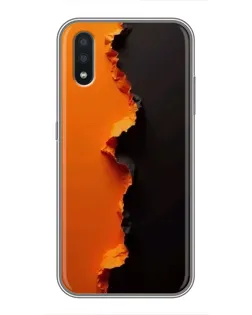 Чехол для Samsung Galaxy M10 (M105) с картинкой «Оранжевый разлом» Чехол для Samsung Galaxy M10 (M105) с картинкой «Оранжевый разлом»