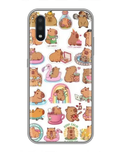 Чехол для Samsung Galaxy M10 (M105) с картинкой «Капибары набор» Чехол для Samsung Galaxy M10 (M105) с картинкой «Капибары набор»