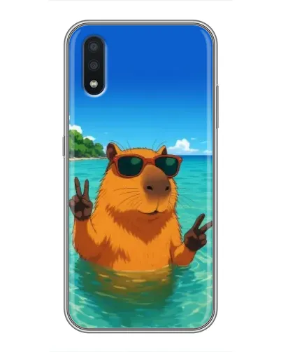 Чехол для Samsung Galaxy M10 (M105) с картинкой «Морская капибара» Чехол для Samsung Galaxy M10 (M105) с картинкой «Морская капибара»