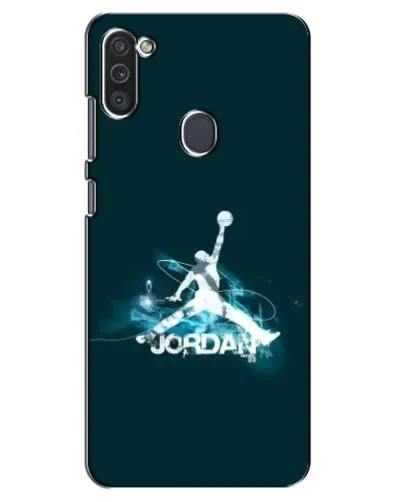 Чехол для Samsung Galaxy M11 с картинкой «Jordan Blue Fire» Чехол для Samsung Galaxy M11 с картинкой «Jordan Blue Fire»