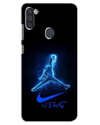 Чехол для Samsung Galaxy M11 с картинкой «Jordan Neon Blue» Чехол для Samsung Galaxy M11 с картинкой «Jordan Neon Blue»