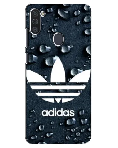 Чехол для Samsung Galaxy M11 с картинкой «Adidas Trefoil Blue»