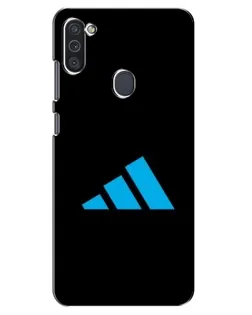 Чехол для Samsung Galaxy M11 с картинкой «Adidas Cyan Logo»
