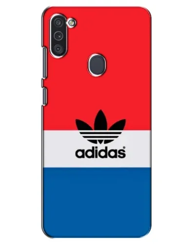 Чехол для Samsung Galaxy M11 с картинкой «Ретро блоки Adidas»