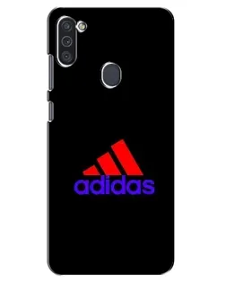 Чехол для Samsung Galaxy M11 с картинкой «Классический Adidas»