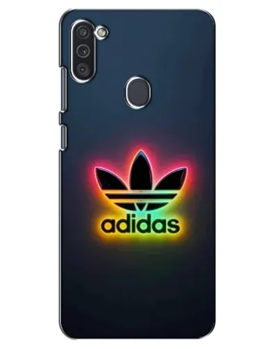 Чехол для Samsung Galaxy M11 с картинкой «Неоновый Adidas»