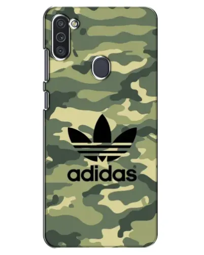 Чехол для Samsung Galaxy M11 с картинкой «Милитари стиль Adidas»