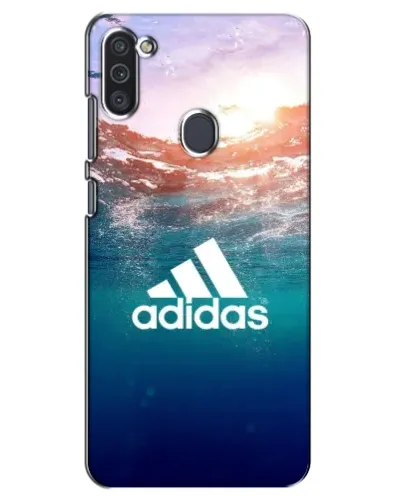 Чехол для Samsung Galaxy M11 с картинкой «Океанская глубина адидас»