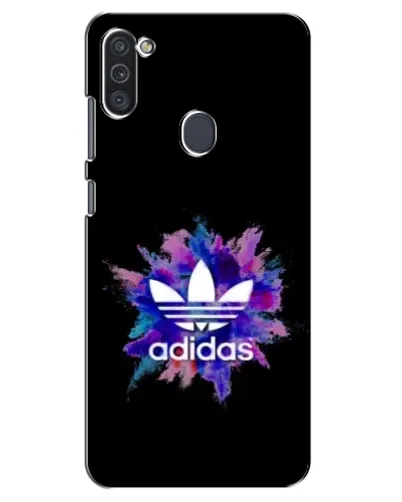 Чехол для Samsung Galaxy M11 с картинкой «Взрыв красок Adidas»