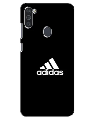 Чехол для Samsung Galaxy M11 с картинкой «Черная классика Adidas»
