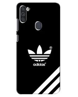 Чехол для Samsung Galaxy M11 с картинкой «Adidas с диагональными полосами»