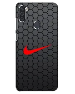 Чохол для Samsung Galaxy M11 з картинкою «Nike — карбонова сітка» Чохол для Samsung Galaxy M11 з картинкою «Nike — карбонова сітка»