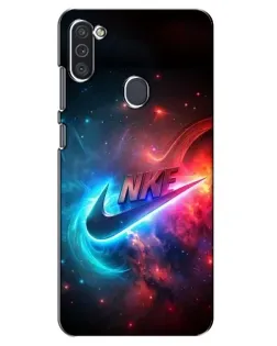Чохол для Samsung Galaxy M11 з картинкою «Вогняний логотип Nike» Чохол для Samsung Galaxy M11 з картинкою «Вогняний логотип Nike»
