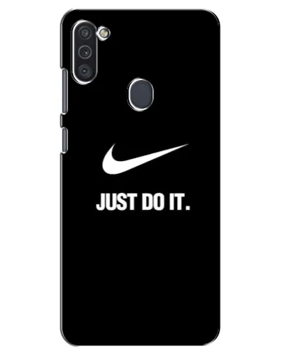 Чехол для Samsung Galaxy M11 с картинкой «Классический принт Nike»