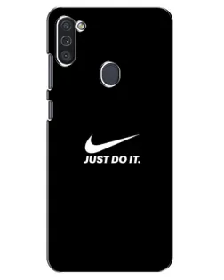 Чохол для Samsung Galaxy M11 з картинкою «Мінімалізм від Nike» Чохол для Samsung Galaxy M11 з картинкою «Мінімалізм від Nike»