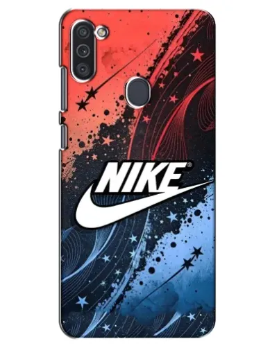 Чехол для Samsung Galaxy M11 с картинкой «Градиентный принт Найк»