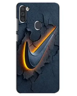Чохол для Samsung Galaxy M11 з картинкою «Об'ємний логотип Найк» Чохол для Samsung Galaxy M11 з картинкою «Об'ємний логотип Найк»