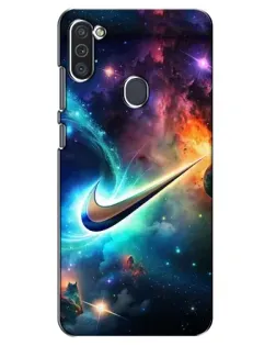 Чохол для Samsung Galaxy M11 з картинкою «Космічний Nike Swoosh» Чохол для Samsung Galaxy M11 з картинкою «Космічний Nike Swoosh»