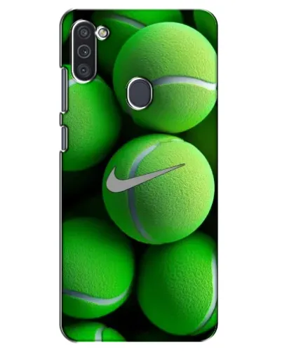 Чехол для Samsung Galaxy M11 с картинкой «Теннисные мячи Найк»