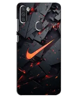 Чохол для Samsung Galaxy M11 з картинкою «Nike — ефект розломів» Чохол для Samsung Galaxy M11 з картинкою «Nike — ефект розломів»