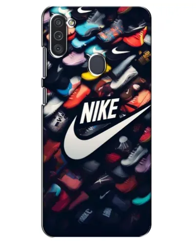Чехол для Samsung Galaxy M11 с картинкой «Коллекция кроссовок Nike»