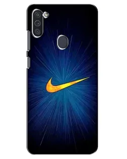 Чохол для Samsung Galaxy M11 з картинкою «Синій пульс Nike» Чохол для Samsung Galaxy M11 з картинкою «Синій пульс Nike»
