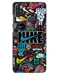 Чохол для Samsung Galaxy M11 з картинкою «Яскравий колаж Nike» Чохол для Samsung Galaxy M11 з картинкою «Яскравий колаж Nike»
