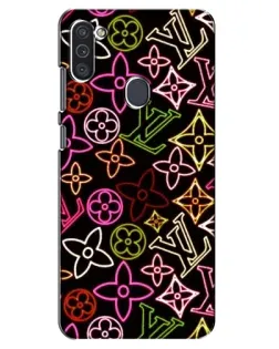 Чехол для Samsung Galaxy M11 с картинкой «Неоновый микс Nike» Чехол для Samsung Galaxy M11 с картинкой «Неоновый микс Nike»