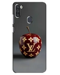 Чехол для Samsung Galaxy M11 с картинкой «Красное яблоко LV»