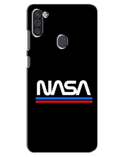 Чехол для Samsung Galaxy M11 с картинкой «NASA — классика Red Blue» Чехол для Samsung Galaxy M11 с картинкой «NASA — классика Red Blue»