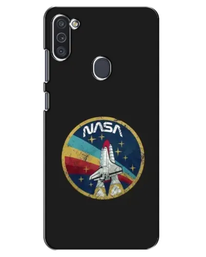 Чехол для Samsung Galaxy M11 с картинкой «NASA — эмблема миссии» Чехол для Samsung Galaxy M11 с картинкой «NASA — эмблема миссии»