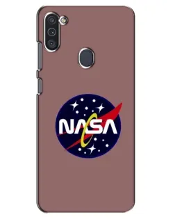 Чехол для Samsung Galaxy M11 с картинкой «NASA — ретро космос»