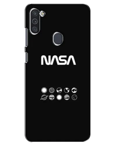 Чехол для Samsung Galaxy M11 с картинкой «NASA — технический принт» Чехол для Samsung Galaxy M11 с картинкой «NASA — технический принт»