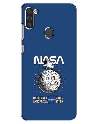 Чехол для Samsung Galaxy M11 с картинкой «NASA — лунная миссия» Чехол для Samsung Galaxy M11 с картинкой «NASA — лунная миссия»
