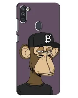 Чехол для Samsung Galaxy M11 с картинкой «Bored Ape в кепке» Чехол для Samsung Galaxy M11 с картинкой «Bored Ape в кепке»