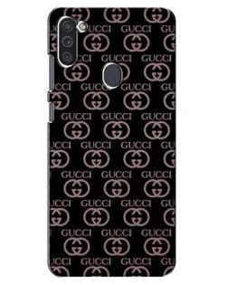 Чехол для Samsung Galaxy M11 с картинкой «Классическая монограмма Gucci»