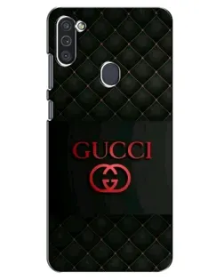 Чехол для Samsung Galaxy M11 с картинкой «Gucci — стеганый черный»