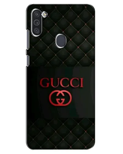 Чехол для Samsung Galaxy M11 с картинкой «Gucci — стеганый черный»