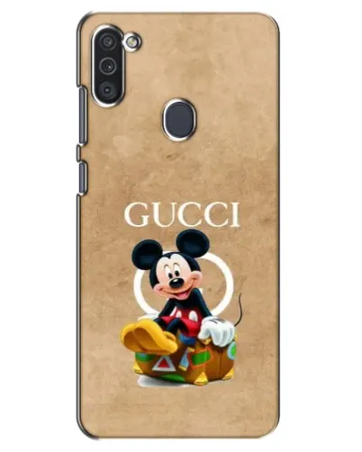 Чехол для Samsung Galaxy M11 с картинкой «Микки Маус Gucci — крафт»