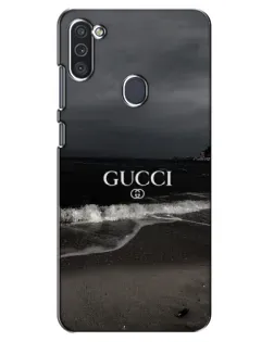 Чехол для Samsung Galaxy M11 с картинкой «Gucci — морской прибой»