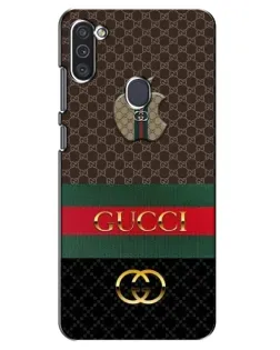 Чехол для Samsung Galaxy M11 с картинкой «Gucci — брендированный десерт»