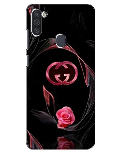 Чехол для Samsung Galaxy M11 с картинкой «Gucci — неоновая роза»