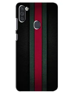 Чехол для Samsung Galaxy M11 с картинкой «Gucci — неоновая линия»