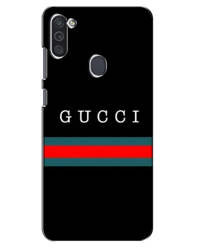 Чехол для Samsung Galaxy M11 с картинкой «Gucci — красный пояс»